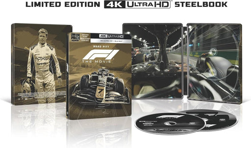 F1: The Movie - Limited Edition Steelbook (4K UHD + Blu-ray) - for just $52.99! 