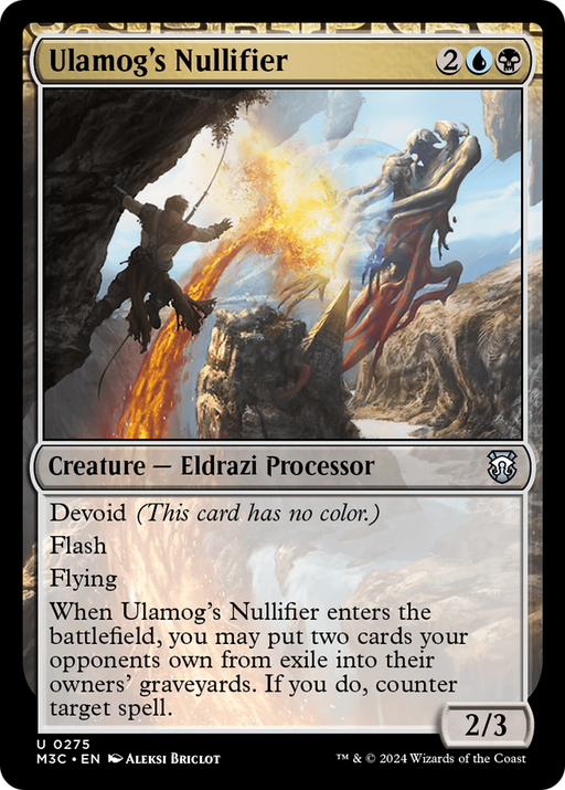 Ulamog's Nullifier (Ripple Foil) [Modern Horizons 3 Commander] - Just $0.40! Shop now at Retro Gaming of Denver