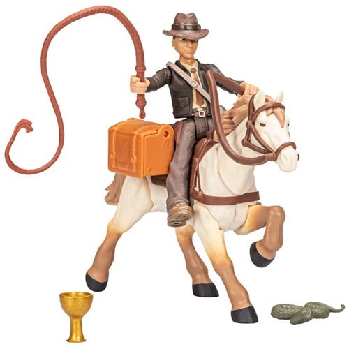 Indiana Jones Worlds of Adventure Indiana Jones with Horse Action Figure Set - Just $19.40! Shop now at Retro Gaming of Denver