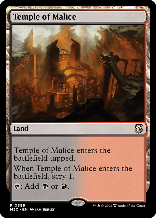 Temple of Malice (Ripple Foil) [Modern Horizons 3 Commander] - Just $0.15! Shop now at Retro Gaming of Denver