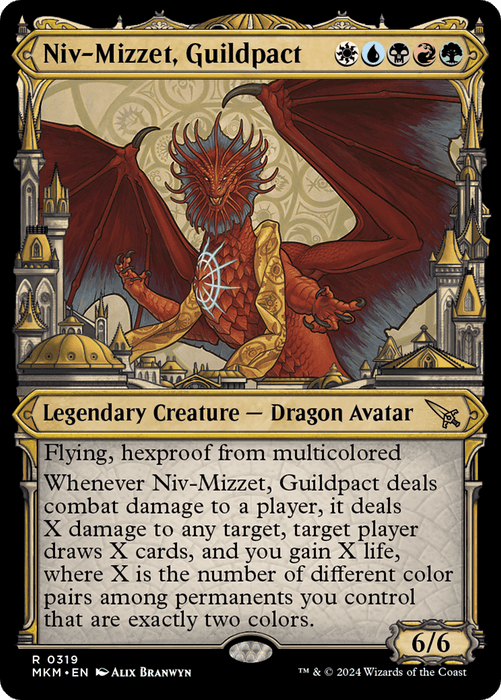 Niv-Mizzet, Guildpact (Showcase) (319) [Murders at Karlov Manor] - Just $0.15! Shop now at Retro Gaming of Denver