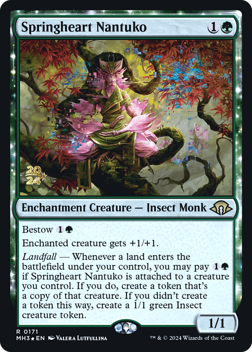 Springheart Nantuko (PRE-171) - Modern Horizons 3 Promos Foil - for just $2.85! 