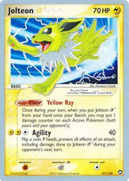 Jolteon Star (101/108) (Psychic Lock - Jason Klaczynski) [World Championships 2008] - for just $79.60! 