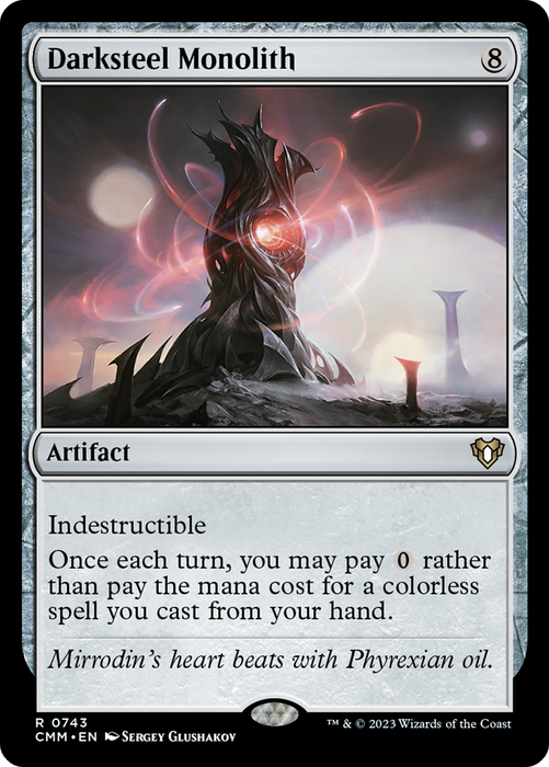 Darksteel Monolith (CMM-743) - Commander Masters - for just $6.51! 