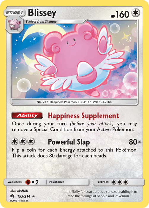 Blissey (153/214) [Sun & Moon: Lost Thunder] - for just $0.60! 