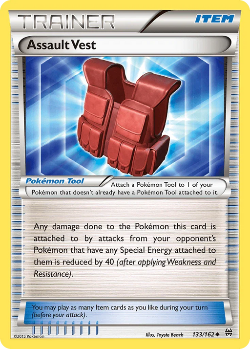 Assault Vest (133/162) [XY: BREAKthrough] - for just $0.10! 