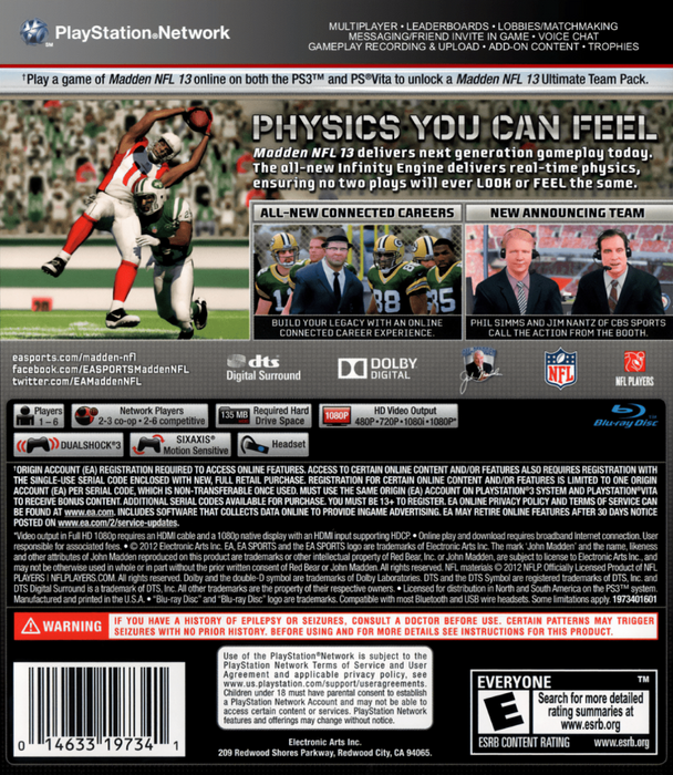 Madden NFL 13 – PlayStation 3 (PS3) - for just $4.99! 