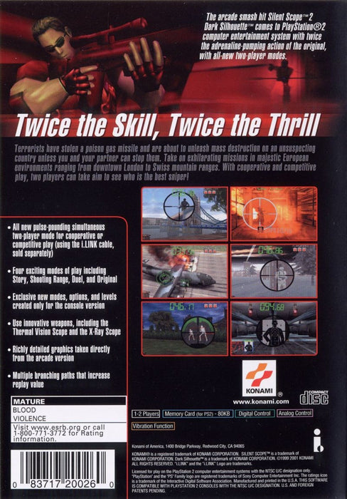 Silent Scope 2: Dark Silhouette – PlayStation 2 (PS2) - for just $7.99! 
