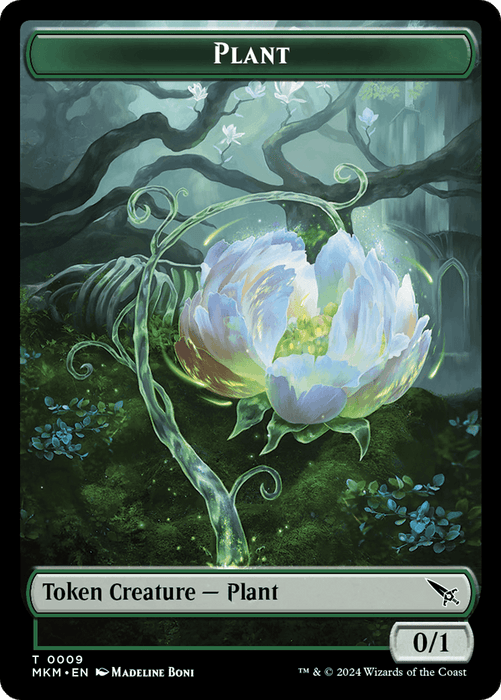 Plant Token [Murders at Karlov Manor Tokens] - Just $0.75! Shop now at Retro Gaming of Denver