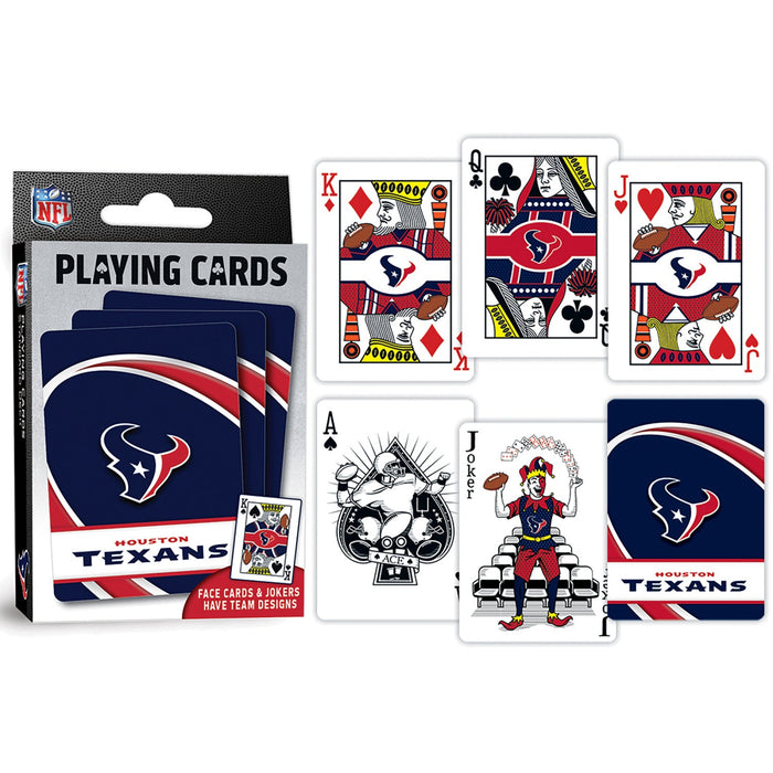 Houston Texans Playing Cards - 54 Card Deck - Just $6.99! Shop now at Retro Gaming of Denver