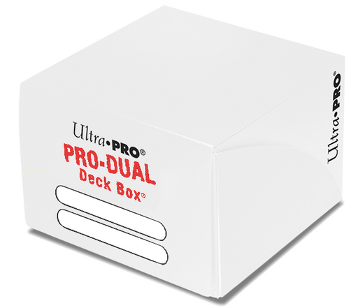 Ultra PRO: Deck Box - PRO-Dual (Standard - White) - for just $0! 