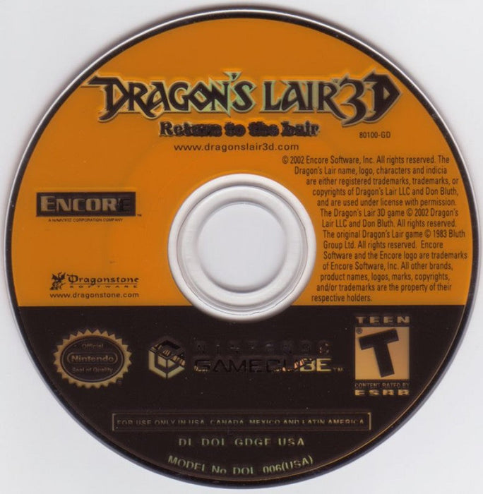 Dragon's Lair 3D: Return to the Lair – GameCube (GC) - for just $32.99! 
