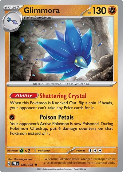 Glimmora (SV02: Paldea Evolved) Near Mint Holofoil - for just $0.15! 
