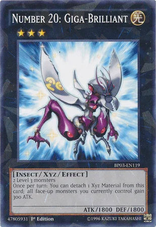 Number 20: Giga-Brilliant [BP03-EN119] Shatterfoil Rare - for just $0.40! 