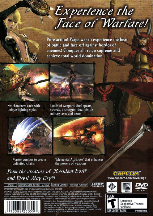 Devil Kings – PlayStation 2 (PS2) - for just $0! 