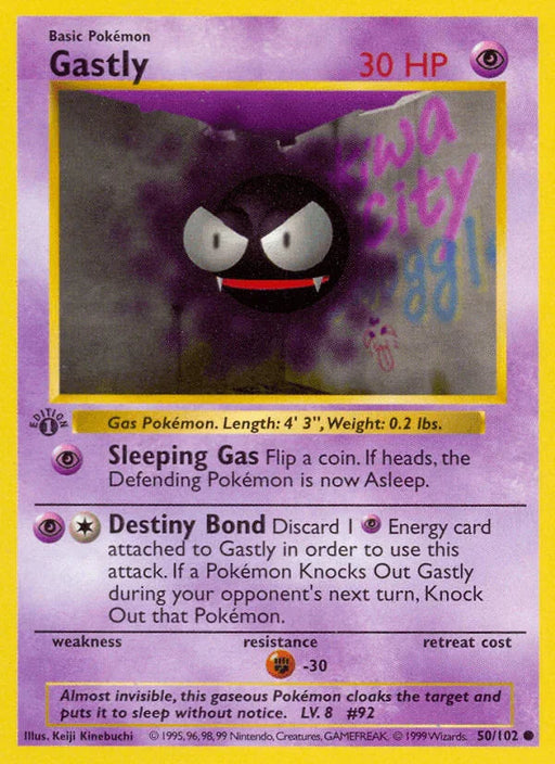Gastly (50/102) (Shadowless) [Base Set 1st Edition] - for just $5.85! 