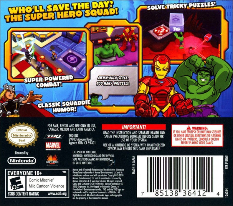 Marvel Super Hero Squad: The Infinity Gauntlet – Nintendo DS (DS) - for just $0! 