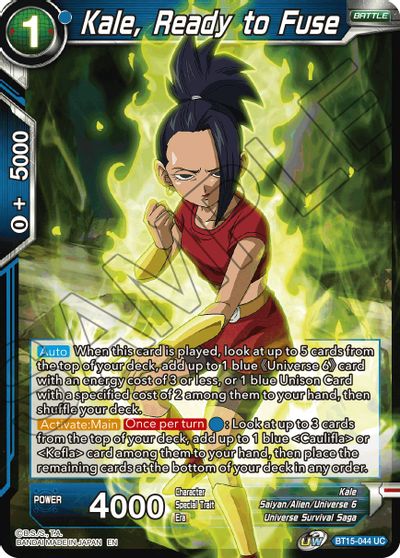 Kale, Ready to Fuse (BT15-044) [Saiyan Showdown] - for just $0.10! 