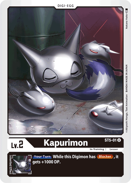 Kapurimon [ST5-01] [Starter Deck: Machine Black] - Just $0.09! Shop now at Retro Gaming of Denver