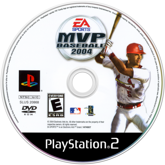 MVP Baseball 2004 – PlayStation 2 (PS2) - for just $4.99! 