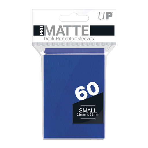 Ultra PRO: Small 60ct Sleeves - PRO-Matte (Blue) - Just $0! Shop now at Retro Gaming of Denver