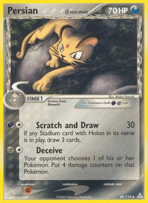 Persian (48/110) (Delta Species) [EX: Holon Phantoms] - for just $1.60! 