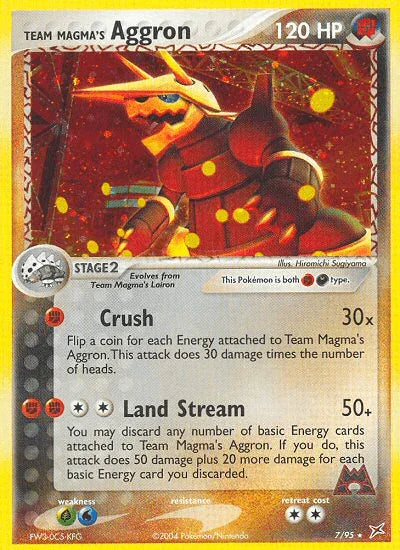 Team Magma's Aggron (7/95) [EX: Team Magma vs Team Aqua] - for just $8.70! 