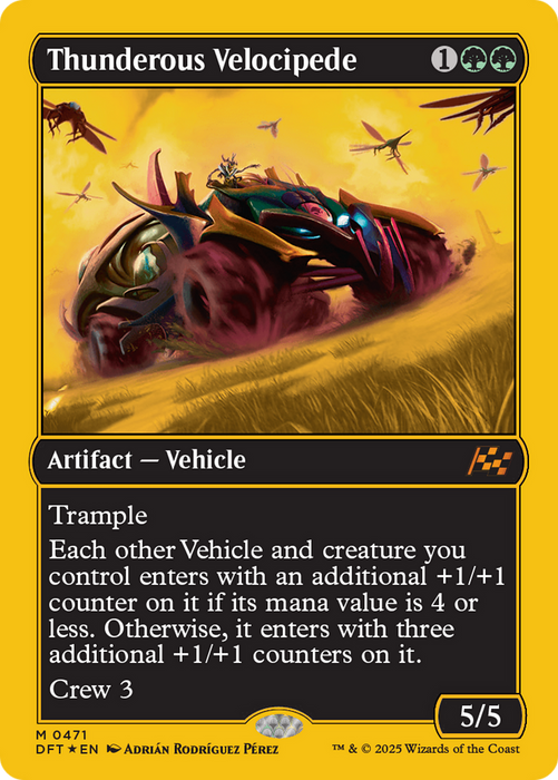 Thunderous Velocipede (DFT-471) - Aetherdrift Foil - for just $1.43! 