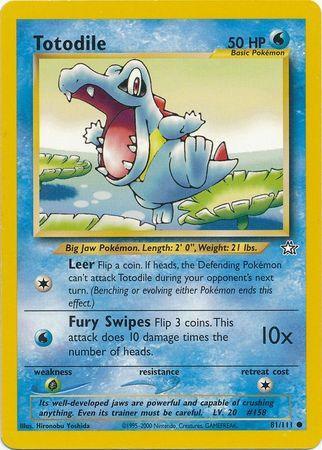 Totodile (81/111) [Neo Genesis Unlimited] - for just $0.65! 