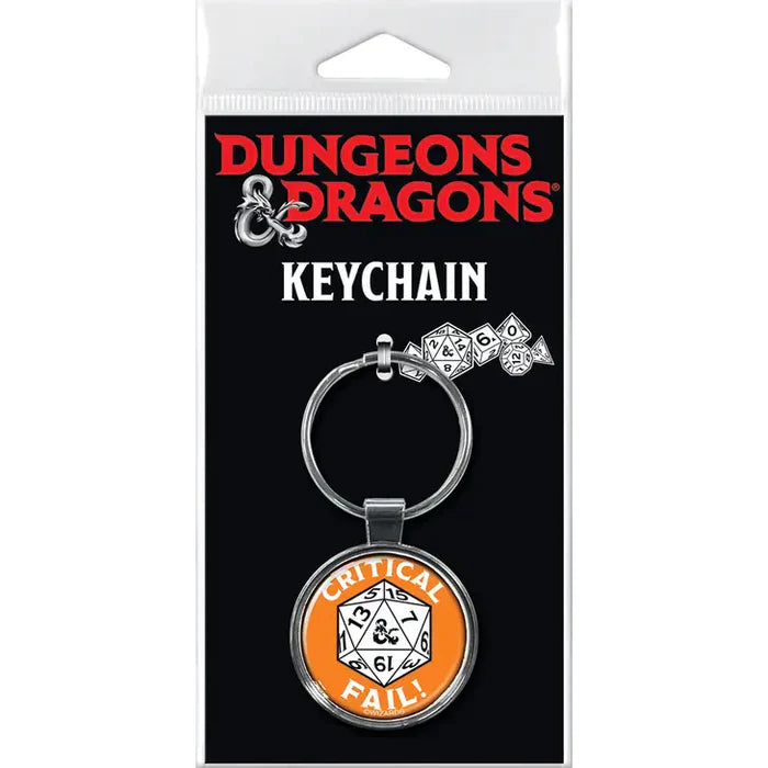 Dungeons & Dragons: Critical Fail Keychain - for just $5.49! 