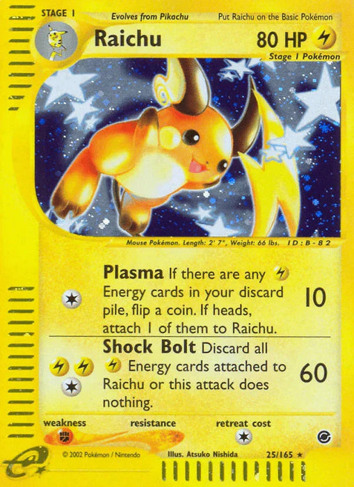 Raichu (25/165) [Expedition: Base Set] - for just $52.30! 