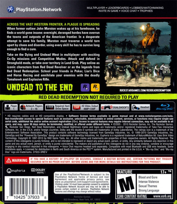Red Dead Redemption: Undead Nightmare Collection – PlayStation 3 (PS3) - for just $0! 