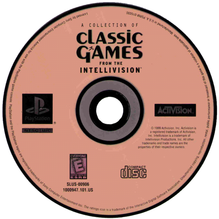 A Collection of Intellivision Classic Games – PlayStation 1 (PS1) - for just $9.99! 