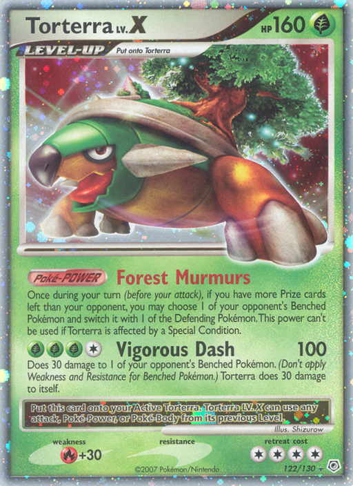 Torterra LV.X (122/130) [Diamond & Pearl: Base Set] - Just $13.65! Shop now at Retro Gaming of Denver