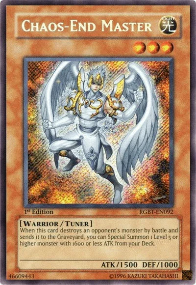 Chaos-End Master [RGBT-EN092] Secret Rare - for just $10.75! 