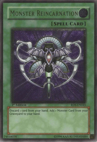 Monster Reincarnation [RDS-EN045] Ultimate Rare - for just $8.45! 