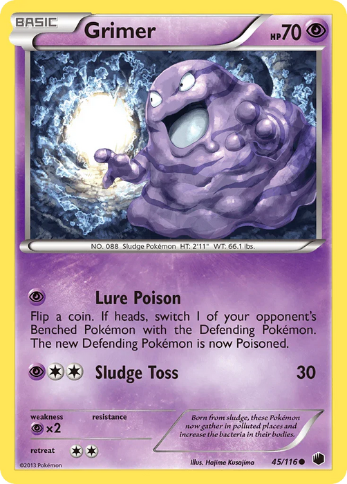Grimer (45/116) [Black & White: Plasma Freeze] - for just $0.15! 