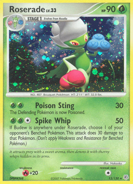 Roserade (13/130) [Diamond & Pearl: Base Set] - for just $4.90! 