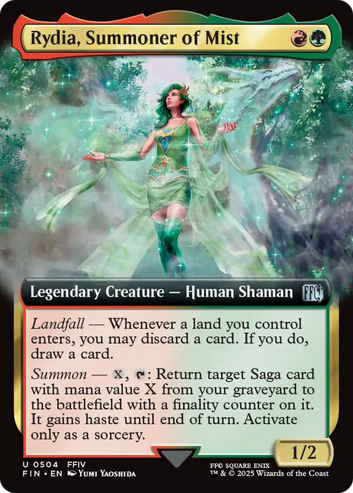 Rydia, Summoner of Mist (FIN-504) - FINAL FANTASY: (Extended Art) Foil - for just $7.37! 
