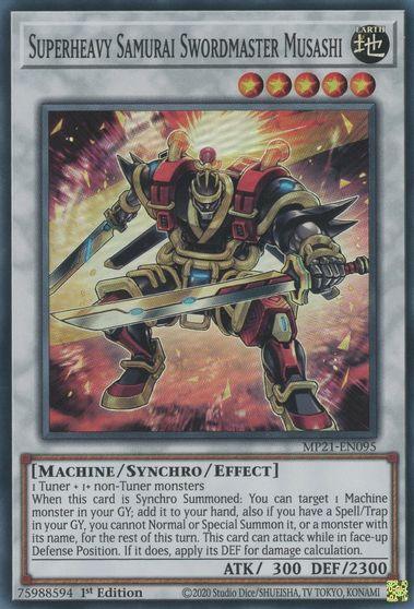 Superheavy Samurai Swordmaster Musashi [MP21-EN095] Super Rare - for just $0.10! 