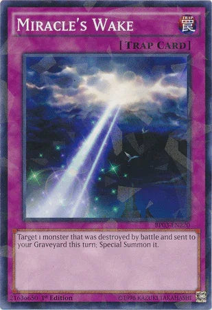 Miracle's Wake [BP03-EN220] Shatterfoil Rare - for just $0.15! 