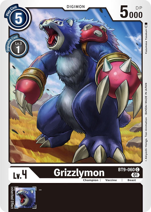 Grizzlymon [BT9-060] [X Record] - Just $0.09! Shop now at Retro Gaming of Denver