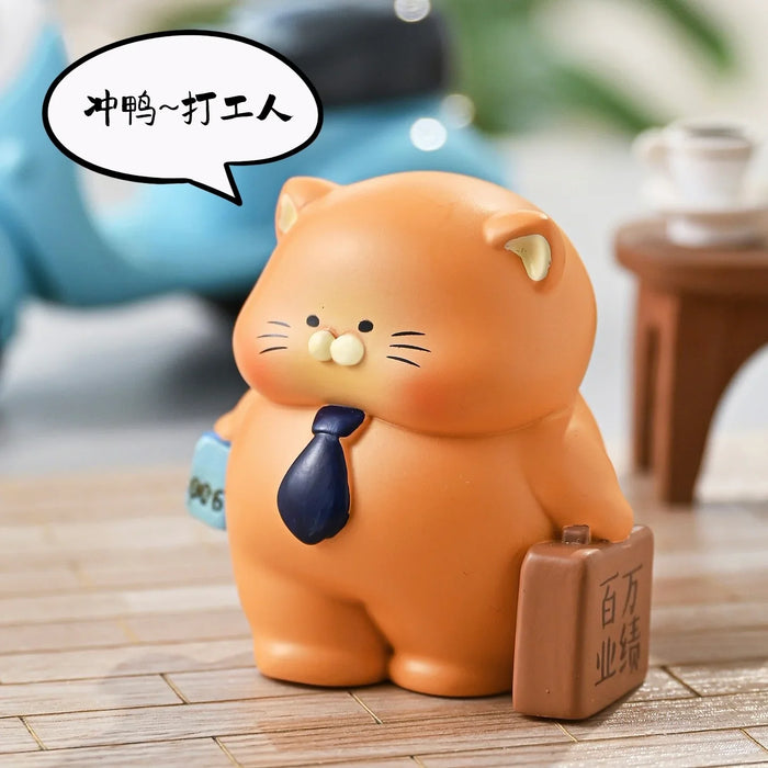 OFFICE CATS FIGURINE BLIND BOX (1 Blind Box) - for just $14.99! 