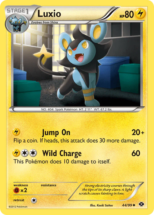 Luxio (44/99) [Black & White: Next Destinies] - for just $0.15! 