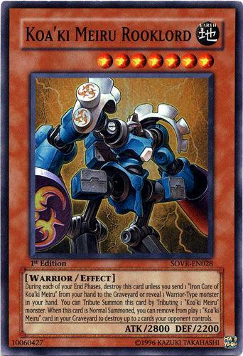 Koa'ki Meiru Rooklord [SOVR-EN028] Super Rare - for just $0.25! 