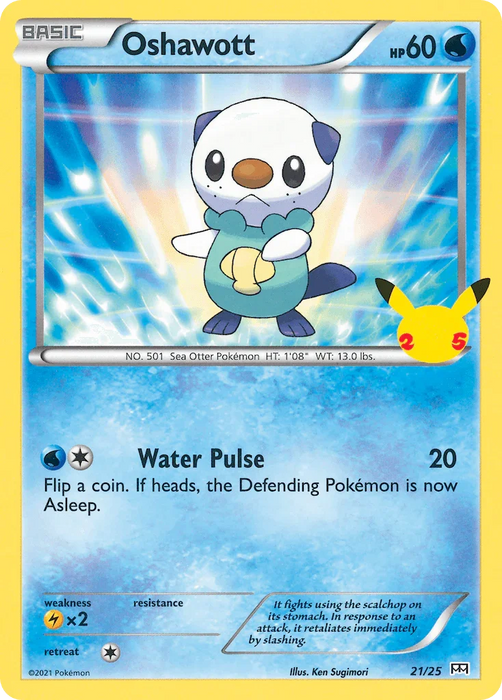 Oshawott (21/25) [McDonald's 25th Anniversary] - for just $0.20! 