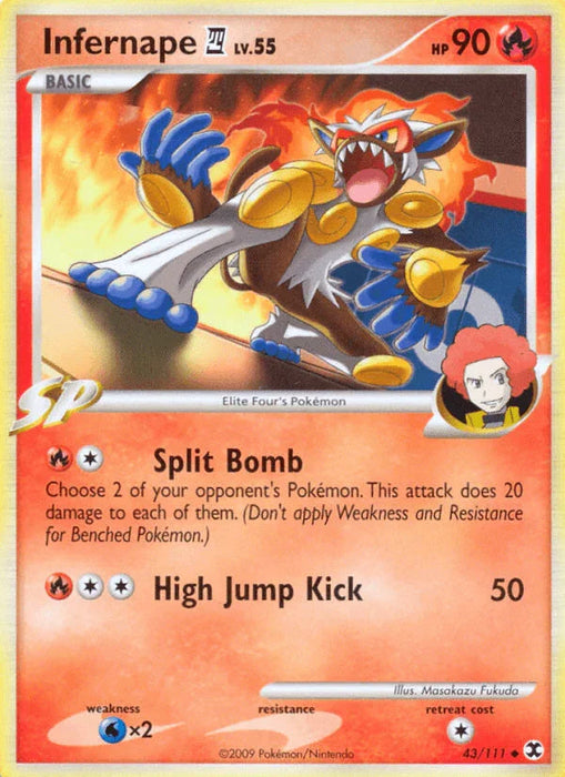 Infernape (43/111) [Platinum: Rising Rivals] - for just $0.55! 