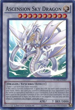 Ascension Sky Dragon [YCSW-EN007] Super Rare - for just $0.20! 