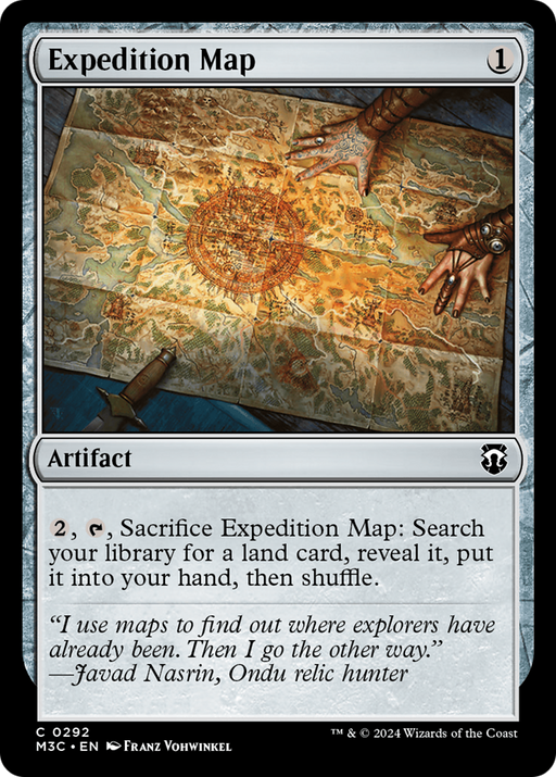 Expedition Map (Ripple Foil) [Modern Horizons 3 Commander] - Just $1.70! Shop now at Retro Gaming of Denver