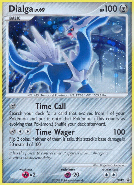 Dialga LV.69 (DP49) [Diamond & Pearl: Black Star Promos] - for just $5.75! 